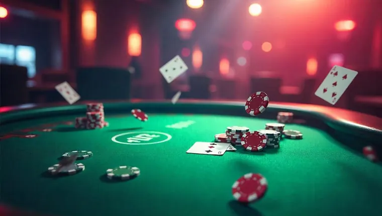 Live Casino 777 Dealer at a Table Game